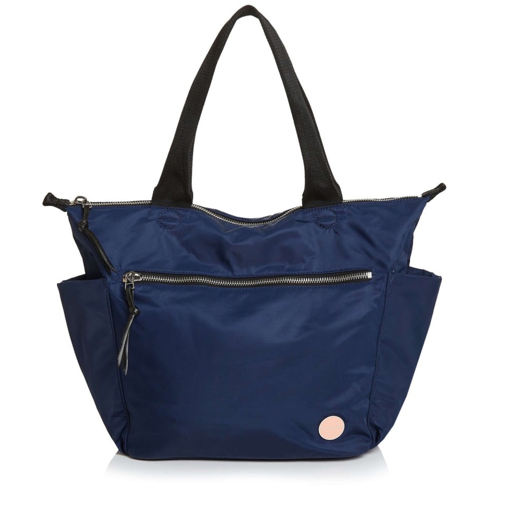 Shorty Love Tillie Medium Size Tote Bag in Navy Blue